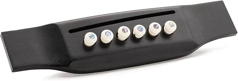 Martin LUXE Bridge Pins Bone with Pearl 18APP0013