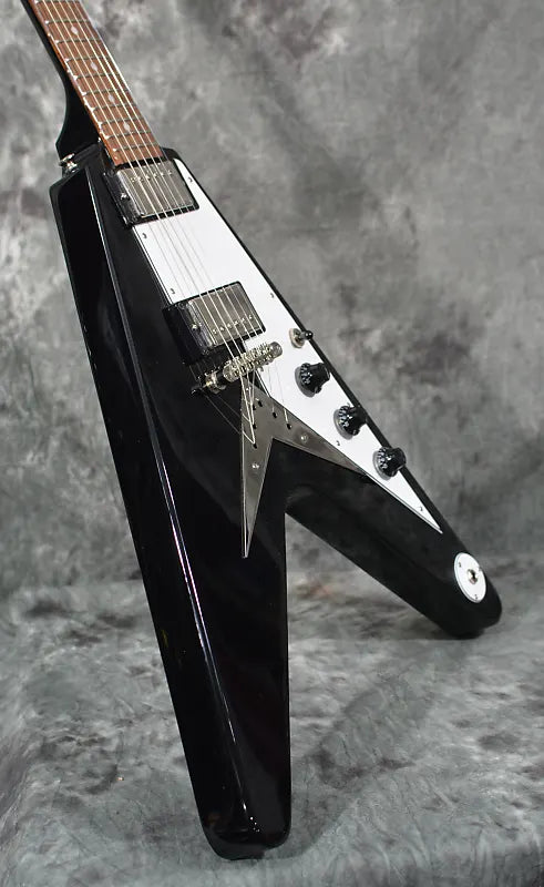 Epiphone Flying V Ebony w/ Factory Hardshell Case