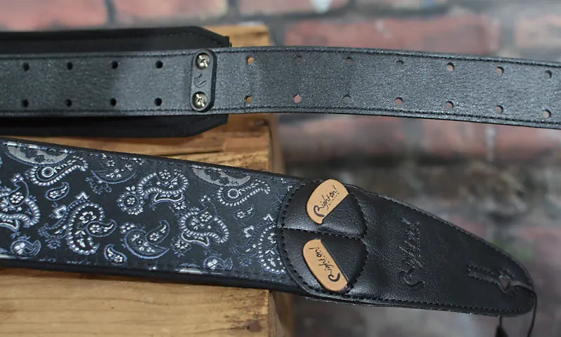 Right On Straps Paisley Black Mojo Strap