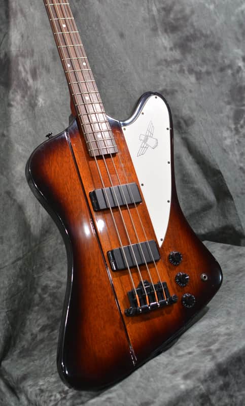 Epiphone Thunderbird IV 4 string Bass Vintage Sunburst w Deluxe Factory Hardshell Case