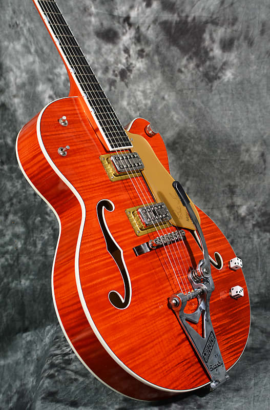 Gretsch Brian Setzer Signature 6120 Nashville MIJ Flamed Maple Body w/ Case