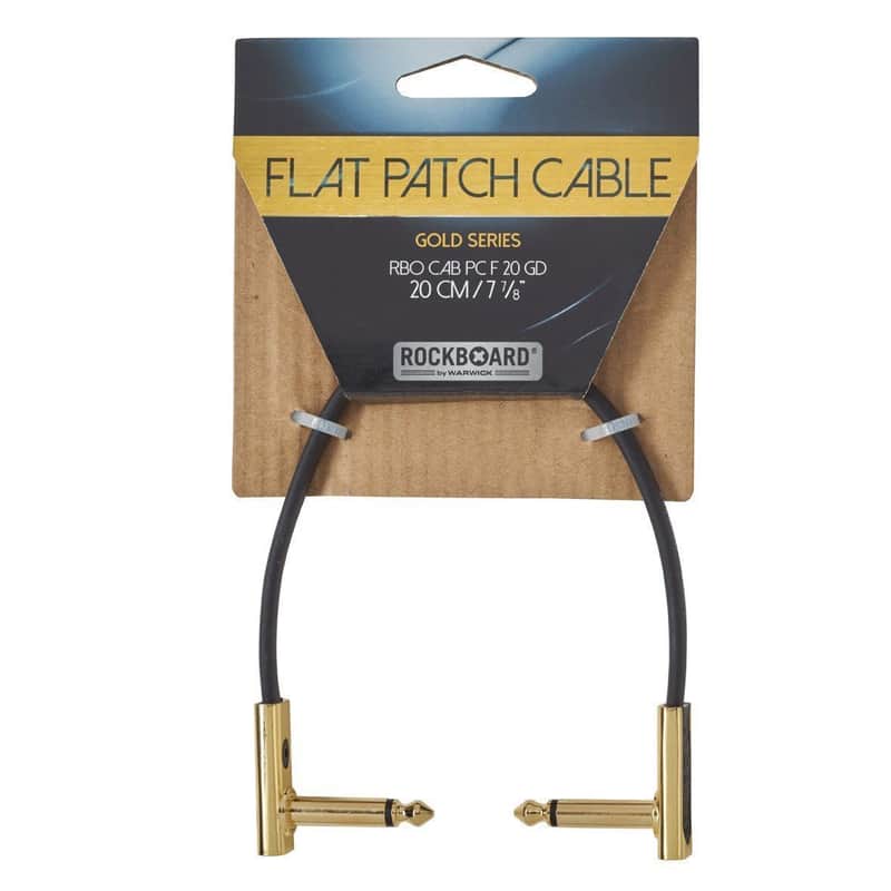 Rockboard Gold Series Flat Patch Cable 20 cm