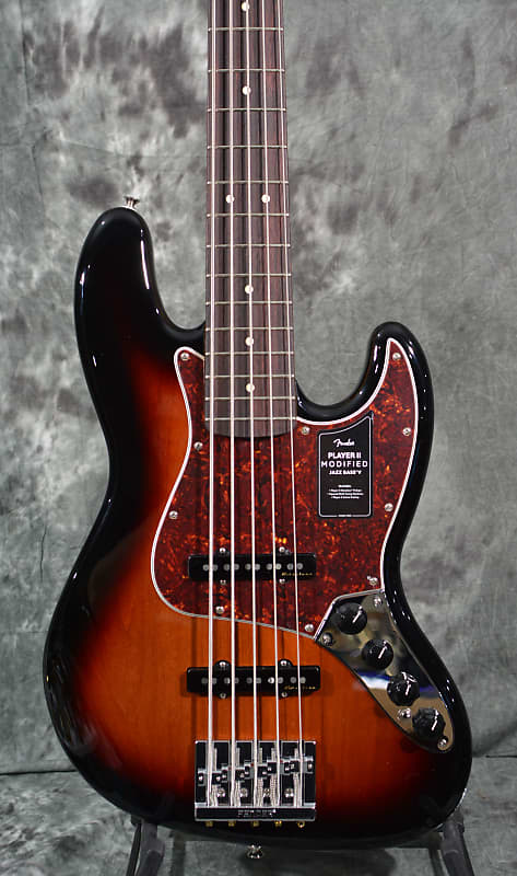 Fender Player II Modified Active Jazz Bass V 3-Tone Sunburst