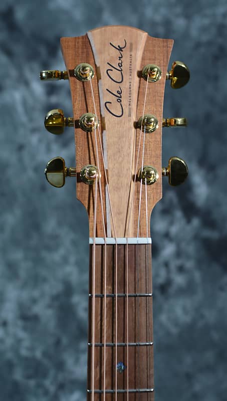 Cole Clark Fat Lady 2 AA Silky Oak Dreadnought Cutaway Dreadnought