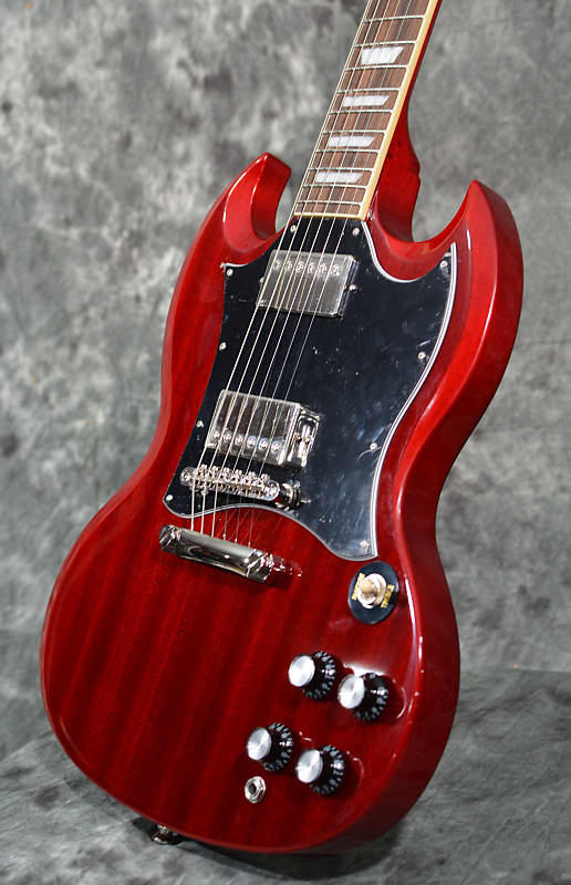 Epiphone SG Standard Batwing Guard Cherry