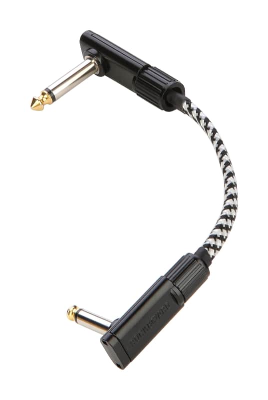 Rockboard Salt&Pepper Tweed Series Flat Patch Cables 3.94in