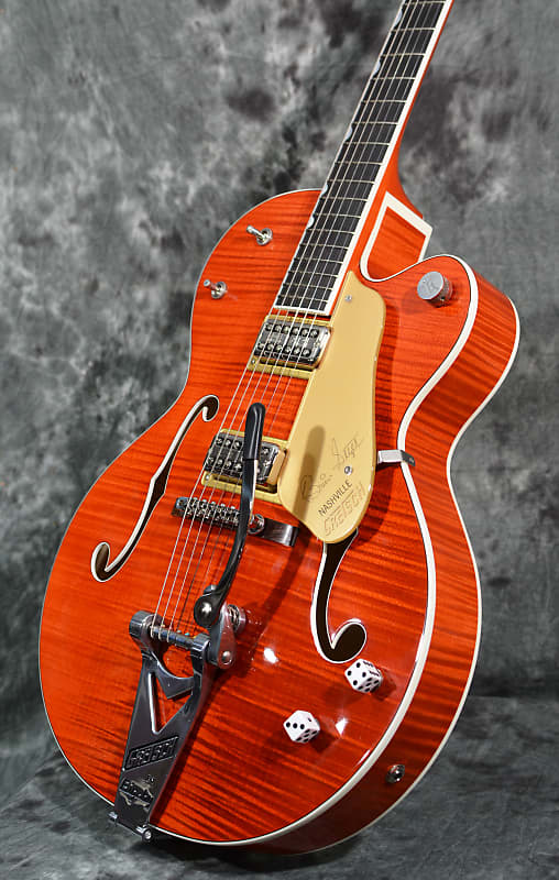 Gretsch Brian Setzer Signature 6120 Nashville MIJ Flamed Maple Body w/ Case