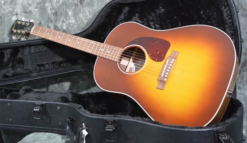 Gibson NOS J-45 Studio Walnut Dreadnought Walnut Burst All Gloss