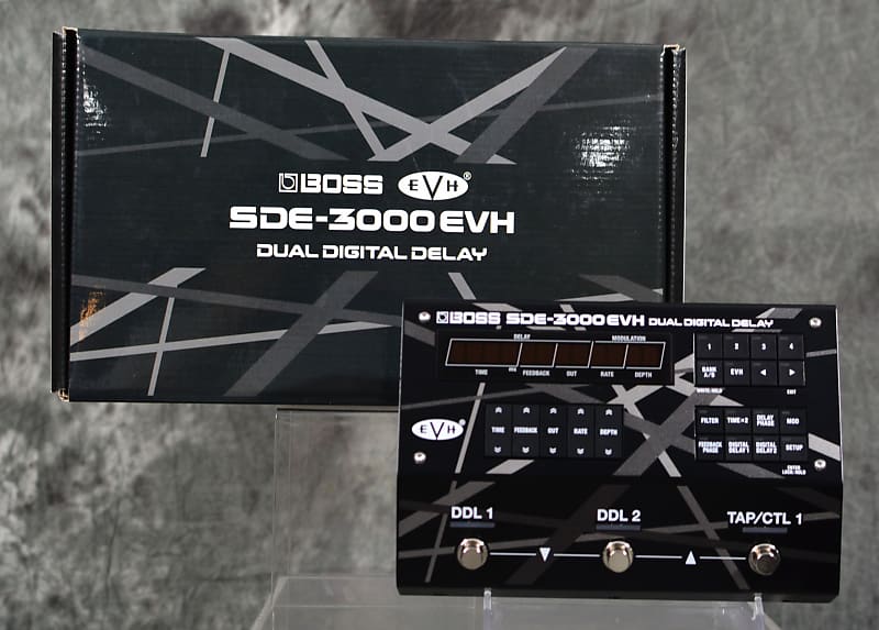 evh pedals Boss SDE-3000D EVH Dual Digital Delay Pedal – Mainstagemusic