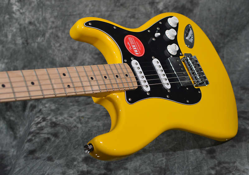 Squier FSR Affinity Stratocaster HSS Graffiti Yellow