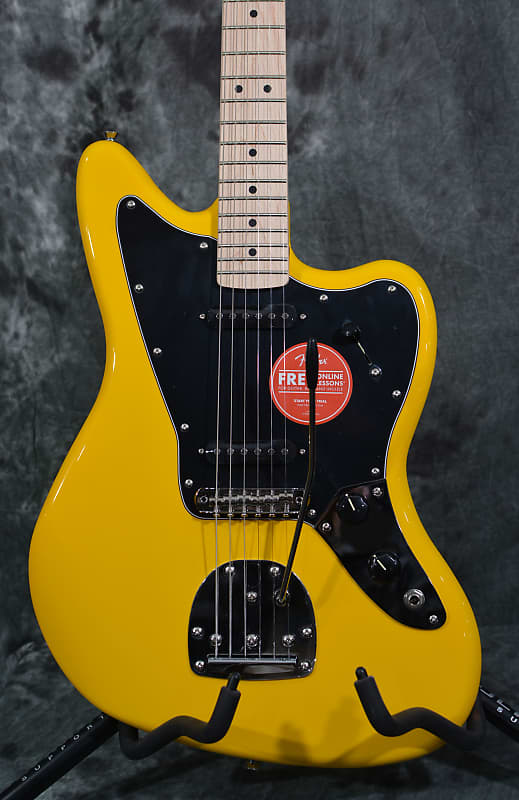 Squier FSR Affinity Jaguar Graffiti Yellow – Mainstagemusic