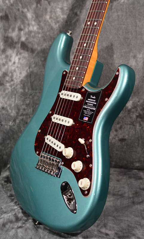 Fender American Professional Classic Statocaster Faded Sherwood Green Metallic