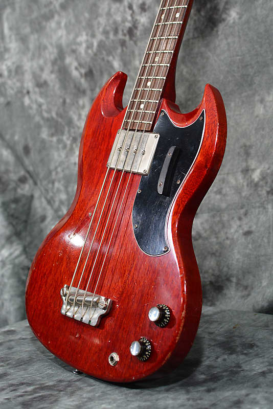 Gibson EB-0 SG 4 String Short Scale Bass Vintage 1964 Cherry Red