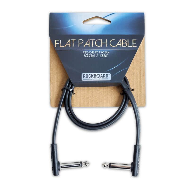 Rockboard Black Flat Patch Cable 60 cm
