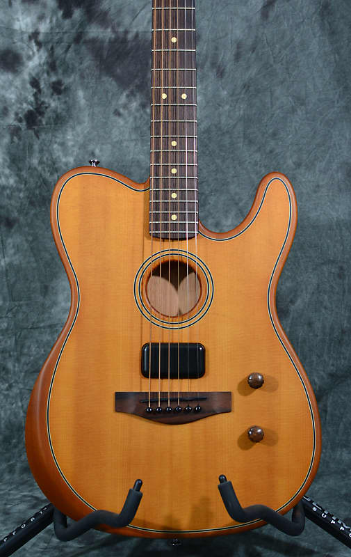 Fender Acoustasonic Standard Telecaster Aged Natural – Mainstagemusic