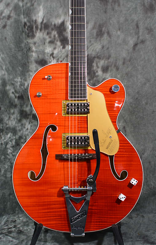ギター GRETSCH 6120 SHA BRIAN SETZER 2003 Gretsch 6120SSU - Brian Setzer - Orange – Andy Baxter Bass