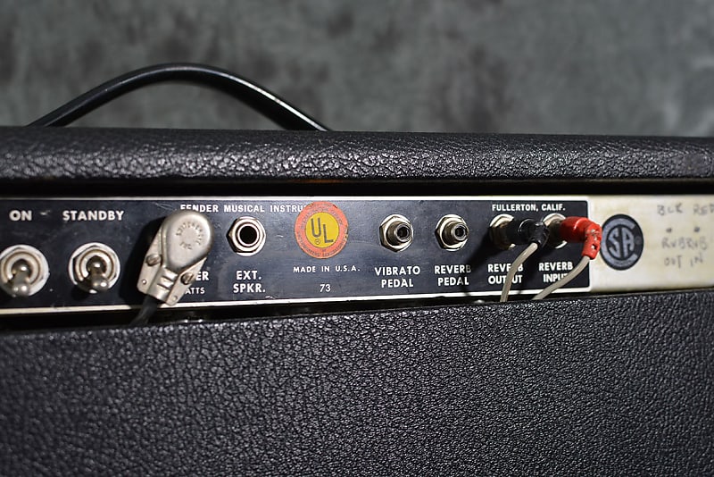 Fender Pro Reverb Amp 2x12 Tube Combo Vintage Original 1971