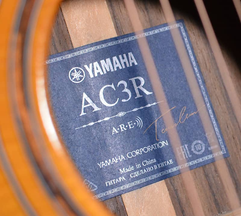 Yamaha AC3R Solid Grand Concert Acoustic Electric ARE Aged