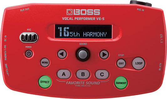 Boss VE-5 Vocal Performer Effects Pedal
