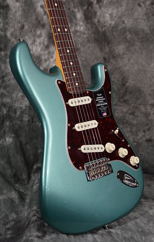 Fender American Professional Classic Statocaster Faded Sherwood Green Metallic