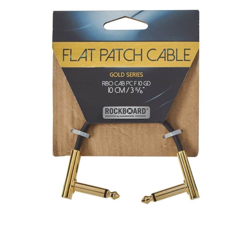 Rockboard Gold Series Flat Patch Cable 10cm