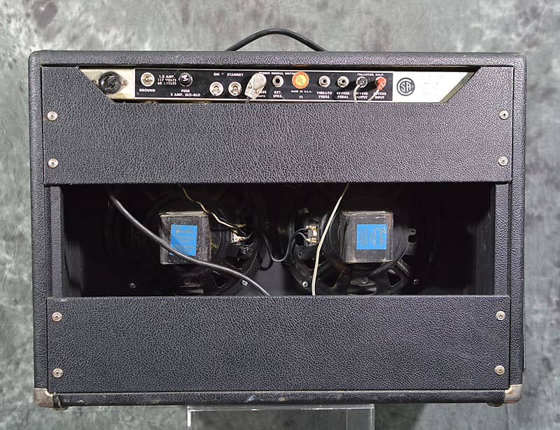 Fender Pro Reverb Amp 2x12 Tube Combo Vintage Original 1971
