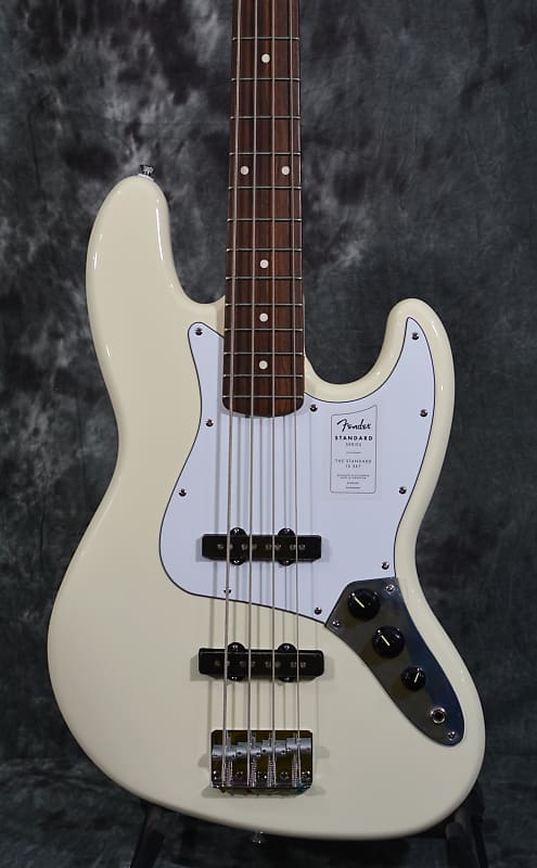 Fender Standard Series Jazz Bass Olympic White 4-String