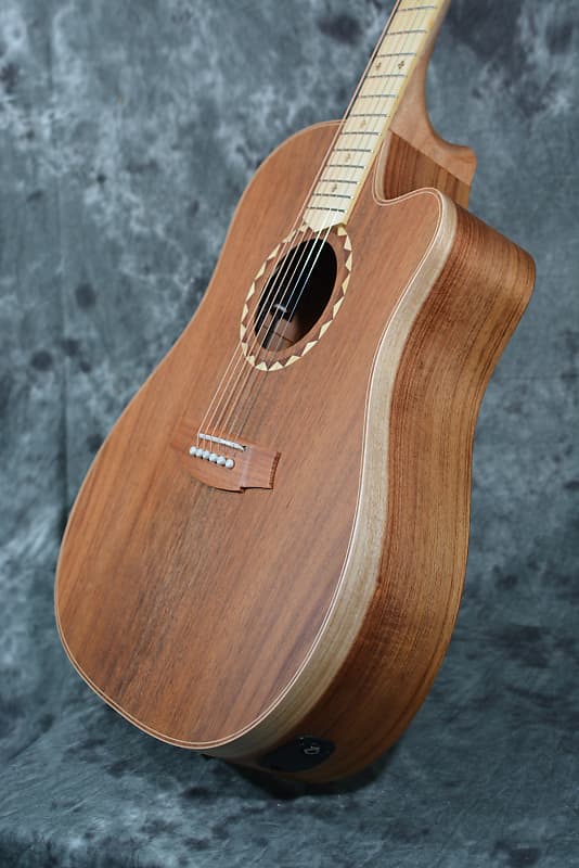 Cole Clark Fat Lady 2 Blackwood Dreadnought Cutaway
