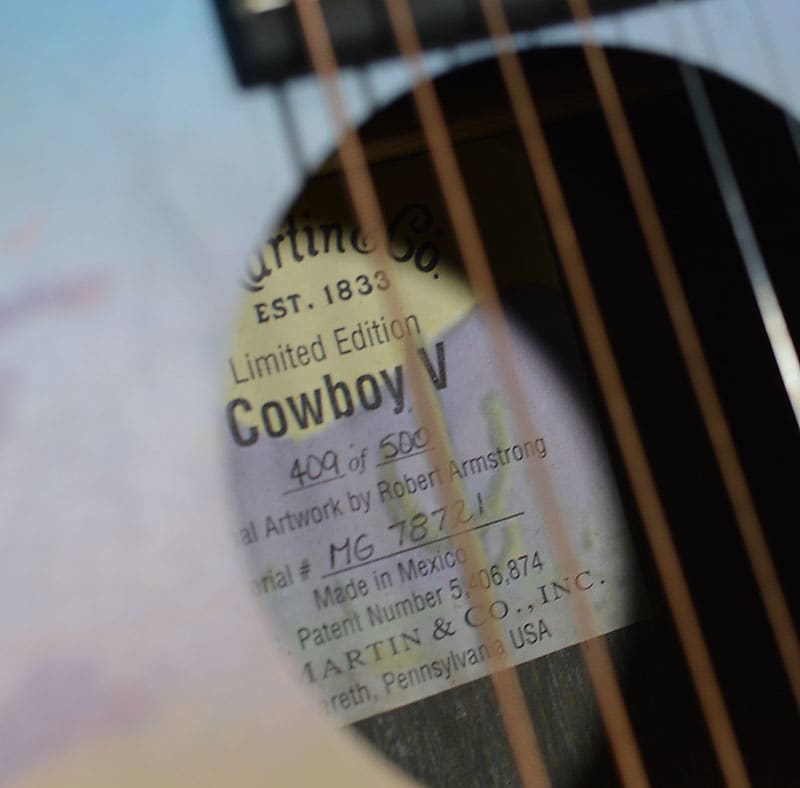 Martin Cowboy V Limited Edition 409 of 500