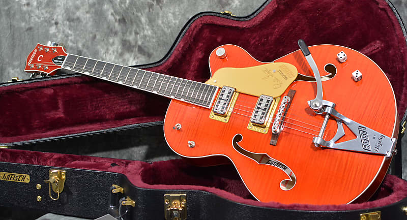 Gretsch Brian Setzer Signature 6120 Nashville MIJ Flamed Maple Body w/ Case