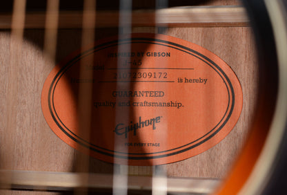 Epiphone Inspired By Gibson J-45 Vintage Sunburst