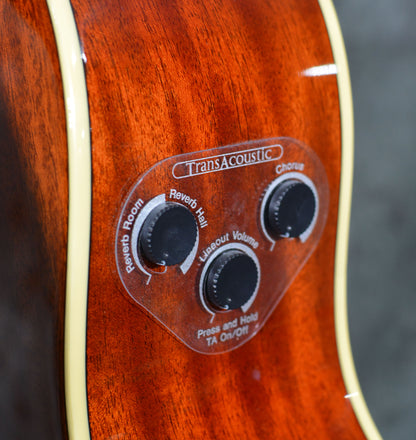 Yamaha FSC-TA VT TransAcoustic Concert Acoustic Cutaway Vintage Tint