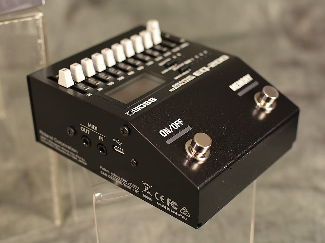 Boss EQ-200 Graphic Equalizer Pedal 10 Band Digital Memory