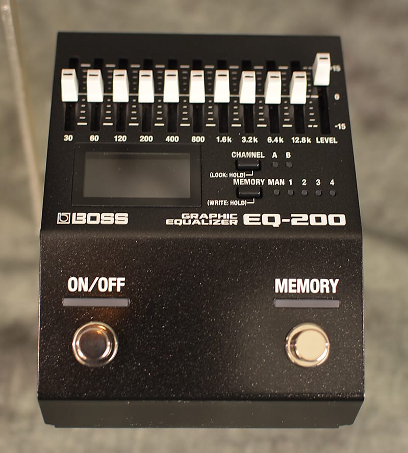 Boss EQ-200 Graphic Equalizer Pedal 10 Band Digital Memory