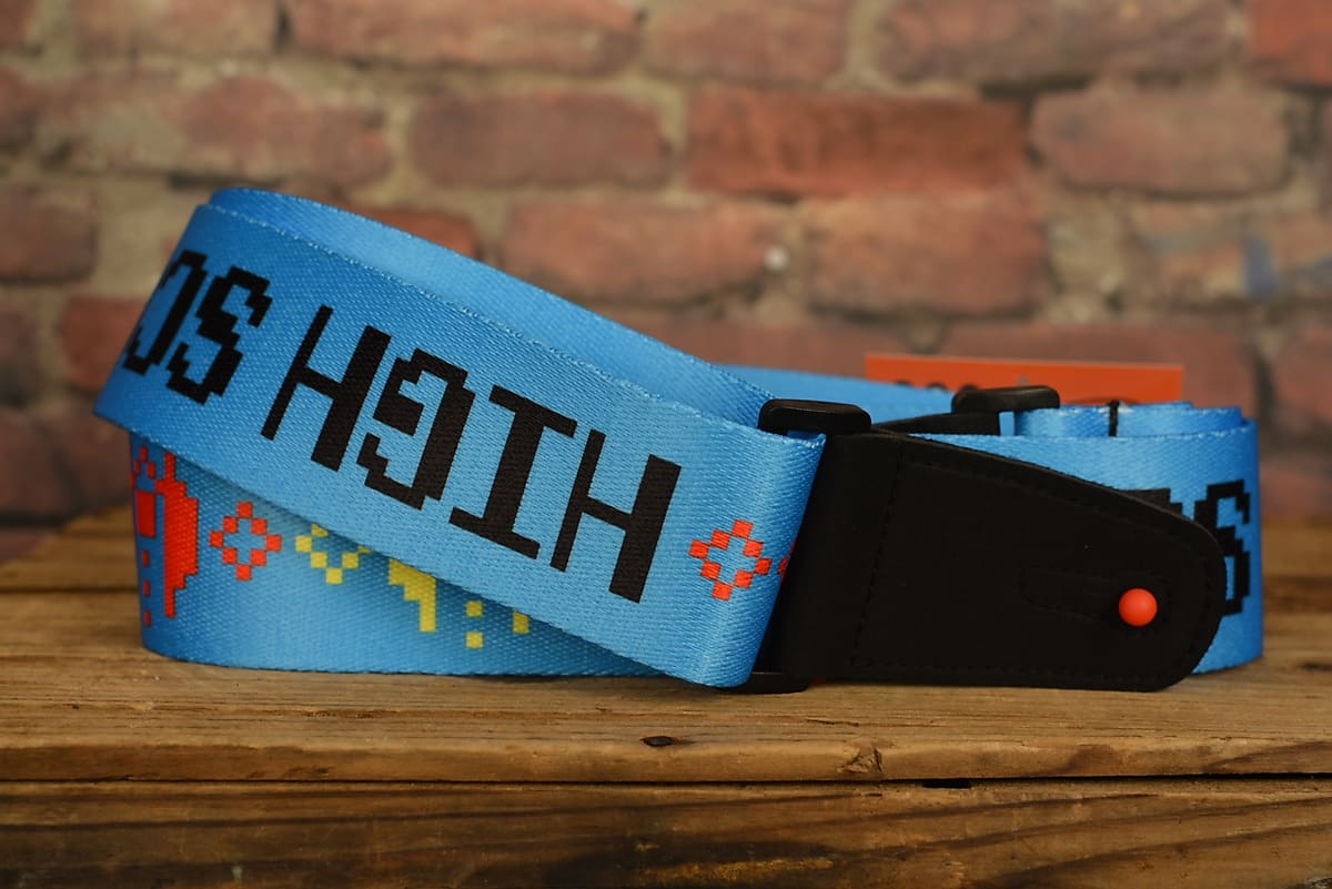 Henry Heller HSUB2-48 Retro Artist Series Multi Color High Score Guitar Strap