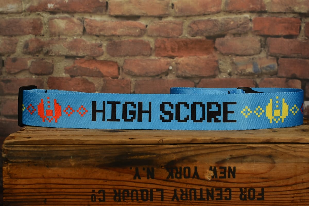 Henry Heller HSUB2-48 Retro Artist Series Multi Color High Score Guitar Strap