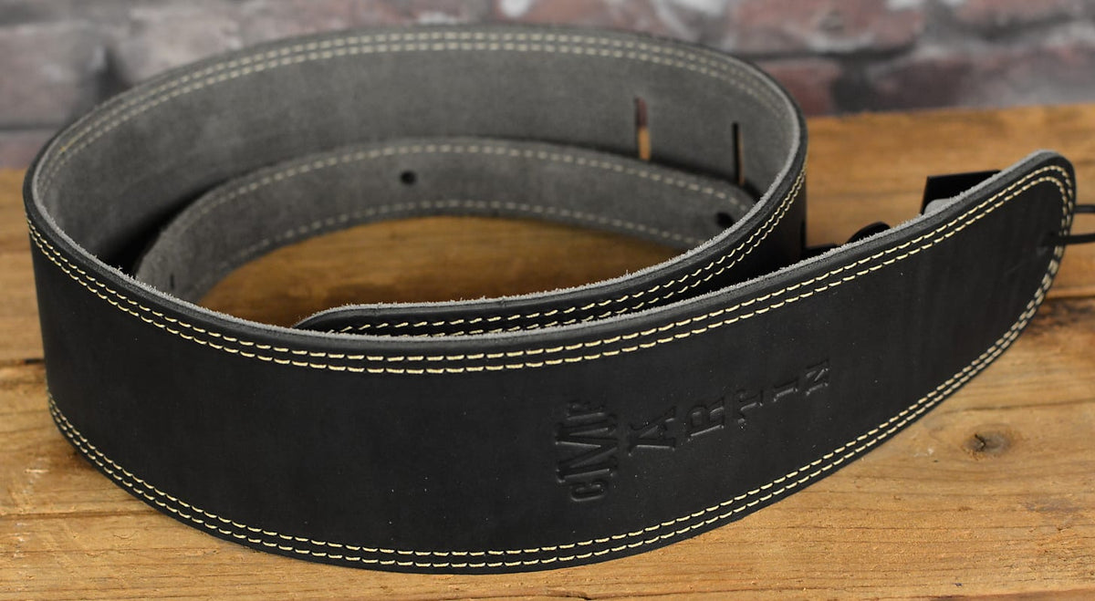Martin Ball Leather Premium Guitar Strap Black 18A0013