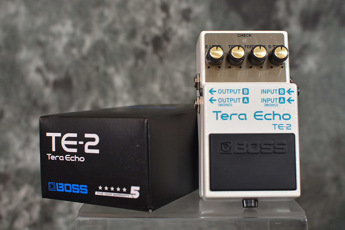 ambient delay pedal Boss TE-2 Tera Echo Ambient Delay Pedal