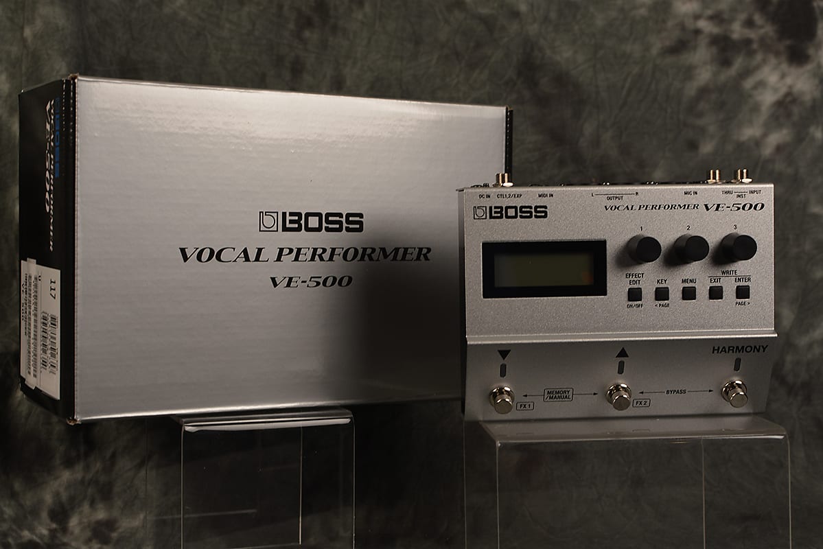 Boss VE-500 Vocal Performer Effects Pedal Vocorder Harmony Reverb