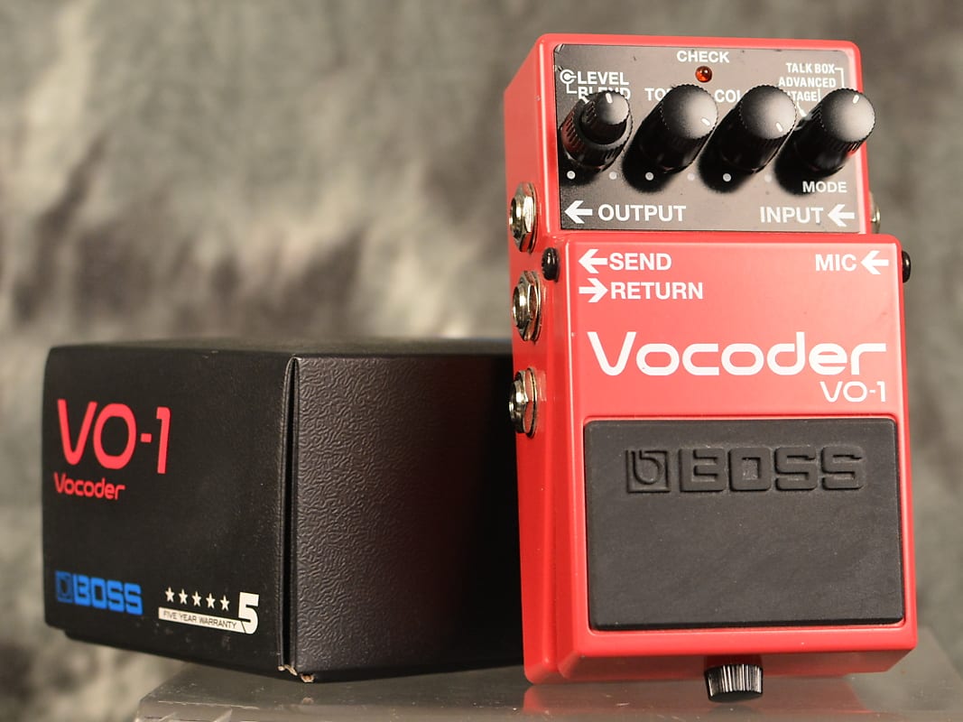 vocoder pedal Boss VO-1 Vocoder Talk Box