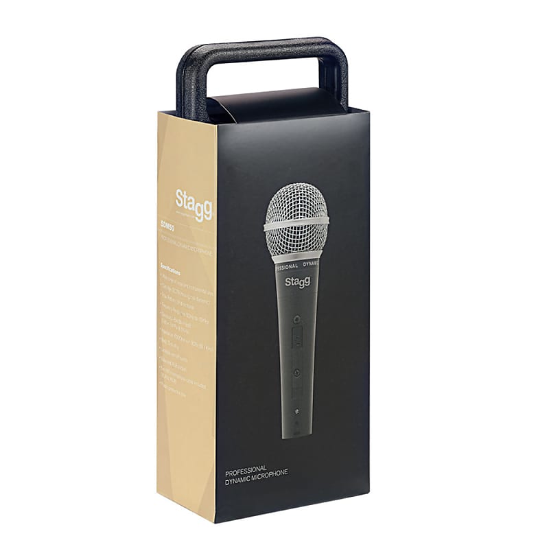 Stagg SDM50 Cardioid Dynamic Handheld Vocal Microphone w/ On-Off Switch