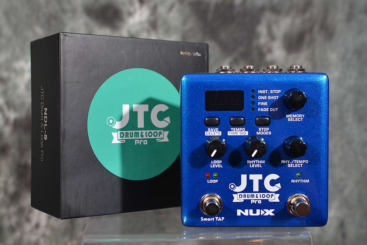 NuX NDL-5 JTC Drum & Loop Pro Dual Looper Pedal w Rhythm