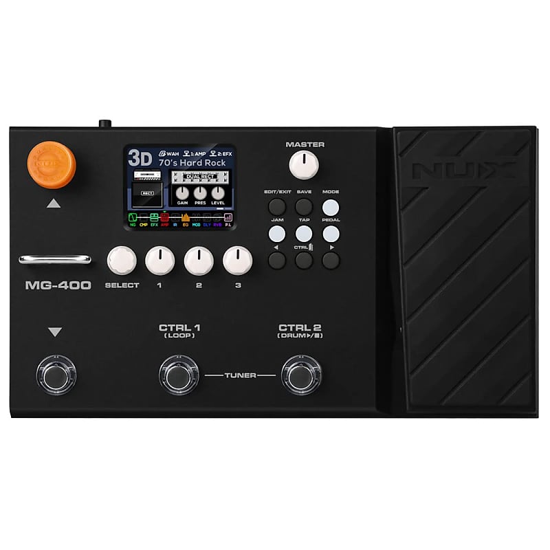 nux effects pedal NuX MG-400 Multi Effects Guitar & Bass Pedal