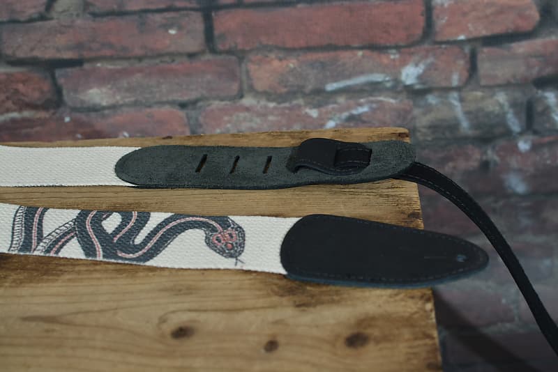 Henry Heller HDHCP-C4 2" Cotton Printed Design Leather Ends