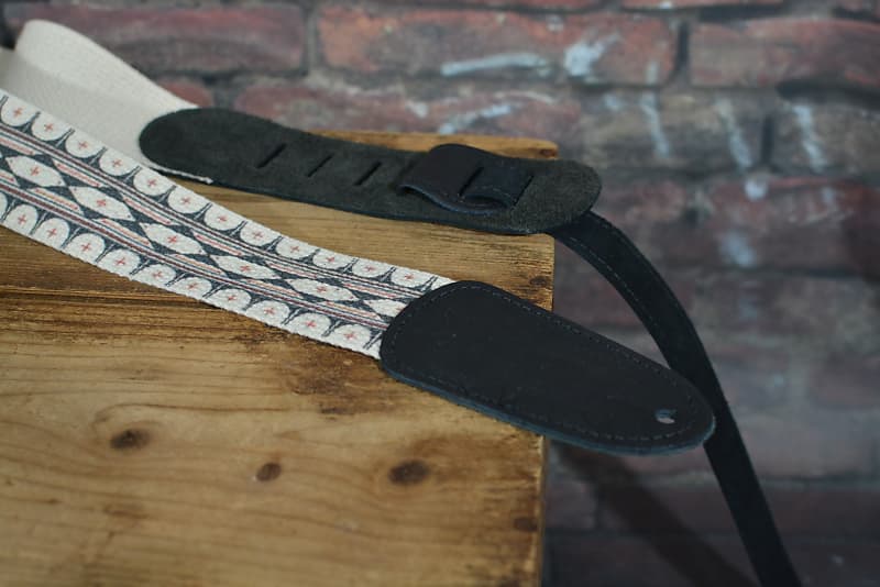 Henry Heller HDHCP-02 2" Cotton Printed Design Leather Ends
