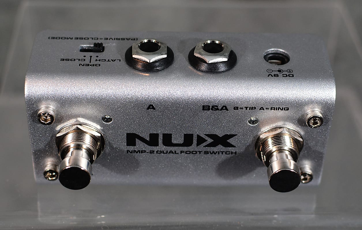 NuX NMP-2 Mini Dual Footswitch Latched or momentary for TAP control