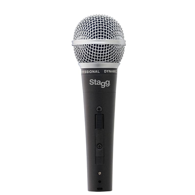 Stagg SDM50 Cardioid Dynamic Handheld Vocal Microphone w/ On-Off Switch