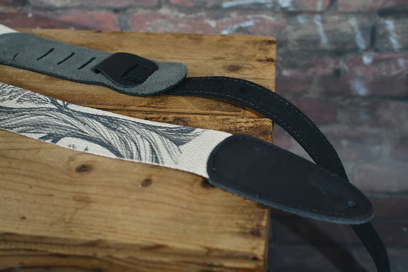 Henry Heller HDHCP-03 2" Cotton Printed Design Leather Ends