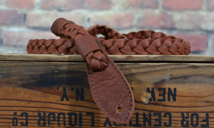 Henry Heller Capri Garment Leather Flat Braid Mandolin Strap