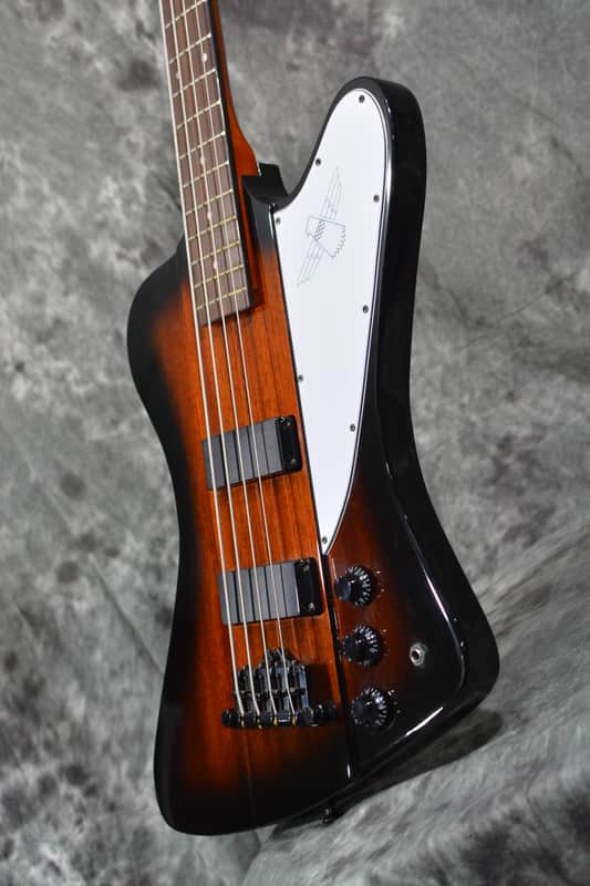 Epiphone Thunderbird IV 4 string Bass Vintage Sunburst w Deluxe Factory Hardshell Case